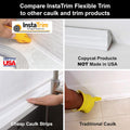 Instatrim Applicator Tool â Professional DIY Caulk Trim Tool for Seamless Adhesive Installation, Smooth, Durable Finish, Ideal for Home