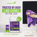 Screen Mom Screen Cleaner Spray and Microfiber Cloth 16Oz Screen Cleaner Spray and Wipe for TV, Laptop, Computer, Phone, Ipad, Car Screen Cleaning