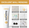 2Pcs Drywall Repair Kit Hole Repair Patch Kits Wall Spackle Repair Paste Wall Mending Agent Quick Fix Solution for Home Wall, White Repair Putty