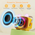 Mini Karaoke Machine for Kids, Portable Bluetooth Speaker with 2 Wireless Microphones, Toys Gift for Girls and Boys Birthday Party Gifts for