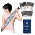 Yiclick 2PCS Exfoliating Washcloth Towel - Exfoliating Body Scrubber Exfoliator, Loofah Sponge Wash Cloth, Korean & Japanse & African Net Sponge