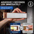 ENOKING Magnetic Knife Holder for Wall, 10 Inch Powerful Magnetic Knife Holder for Refrigerator, Knife Magnetic Strip No Drilling Acacia Wood Wall