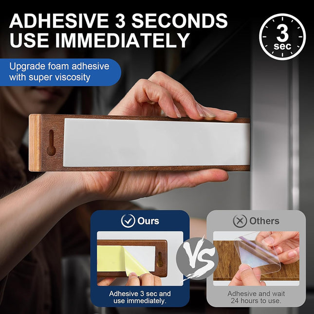 ENOKING Magnetic Knife Holder for Wall, 10 Inch Powerful Magnetic Knife Holder for Refrigerator, Knife Magnetic Strip No