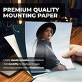 Dunwell Photo Album 8X10 (Silver) with Black Mounting Paper, 8 X 10 Photo & Art Portfolio Presentation Book, 24 Sleeves, Displays 48 Pages,