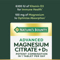 Nature'S Bounty Advanced Vitamin D3 with Magnesium Citrate Immune Formula, Supports Immune and Bone Health, 90 Tablets