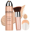 Air Brush Makeup Foundation,Flawless Airbrush Foundation for Older Women,Teenagers,Middle-Aged and Mature Skin,Buildable Coverage with Anti-Aging
