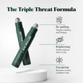 Wolf Project under Eye Roller - Korean Beauty, with Caffeine, Vitamin C and Peptides - Energizing Serum for Dark Circles and Puffiness, Fine