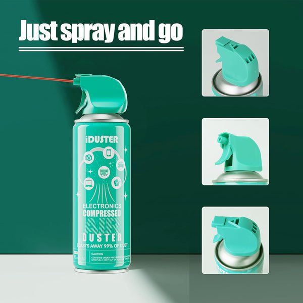 Keyboard Cleaner Air Spray for Computers - 10Oz Air Can Duster for Electronics, Keyboard, 1PCSâ¦