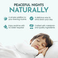Chewable Sleep Aid Tablets - Natural Supplement for Children and Adults - Helps Fall Asleep Faster and Stay Sleeping Longer (Gummies, 60 Count)