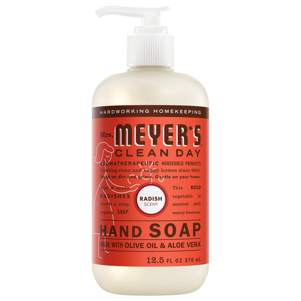 MRS. MEYER'S CLEAN DAY Soap Hand Liquid Radish, 12.5 Fl Oz