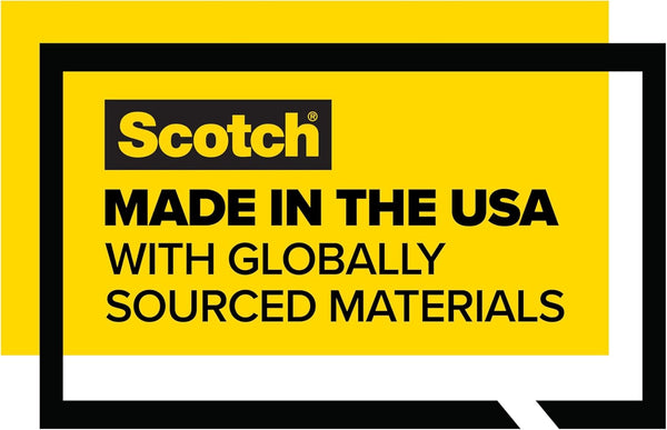 Scotch Double Sided Tape with Tape Dispenser, Office and School Supplies for Arts and Crafts, Alternative to Scrapbooking Tape, 0.75 In. X 500