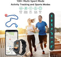 Smart Watch Fitness Tracker Make/Answer Calls for Women Men with Heart Rate Blood Oxygen Sleep Monitor Sports Modes Step Calorie Counter IP68
