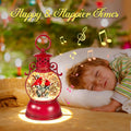 Christmas Snow Globes, Cardinal Christmas Water Globes with 8 Songs, 6H Timer Battery & USB Powered Glitter Snow Globe Music Box Suitable for