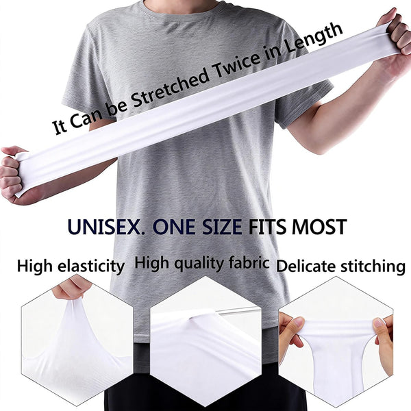 Sun Protection Arm Sleeves with Thumb Holes for Men Women,Cooling Compression UV Arm Cover,Outdoor Sports Sleeve Arm