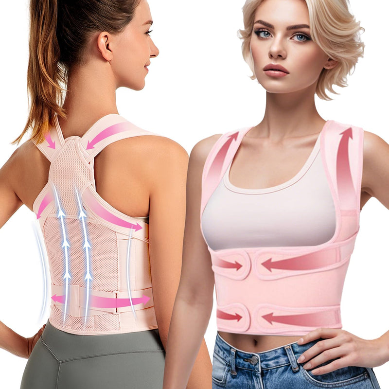 Posture Corrector for Women and Men,Adjustable Full Back Brace and Shoulder Straightener,For Back Pain Relief ,Hunchback
