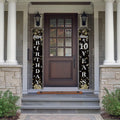 Happy 20Th Birthday Decorations,20Th Black & Silver Dream Star Birthday Theme Door Hanging Banner Sign,Cheers to Twenty Years Old Bday Party Supplies.