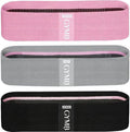 Gymb Premium Resistance Bands for Working Out - Exercise Bands to Workout Glutes, Thighs & Legs - Non Slip Cloth Booty Bands for Gym & Home
