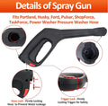 High Pressure Power Washer Water Spray Gun, Replacement Pressure Washer Gun, Compatible with Portland Pulsar Husky Taskforce Powerwasher