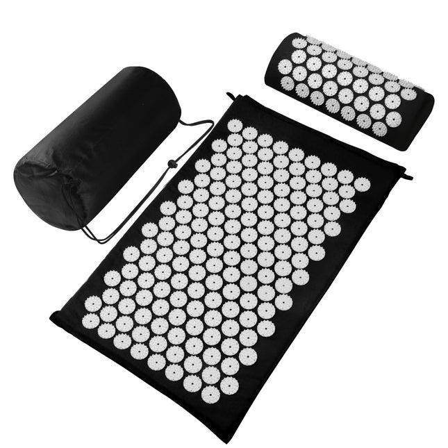 Acupressure Mat Set, Acupuncture Point Massage Pillow, Relieving Neck and Back Pain, Muscle Relaxation and Stress Reduct