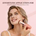 Ducare Self Tanner Brush Kabuki Foundation Brush for Liquid Makeup Flat Top Professional Stick Buffing Blending Mineral Powder Large Makeup Face