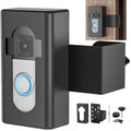 Anti-Theft Video Doorbell Mount,Ahbteym Mount No Drill Bracket Holder Accessories for Apartment Home Rentals Compatible with Ring Video Doorbell