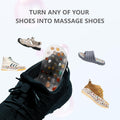 BYRIVER Real Stone Massage Insole Shoes Insert for Men Women, Reflexology Foot Massage Mat, Plantar Fasciitis Massager, Stimulate Pressure Points,