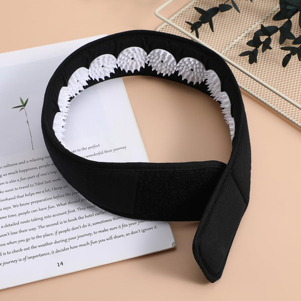 Acupressure Headband, Acupressure Wrap Belt Headband for Muscle Relaxation, Facial Skin Lift up and Chin up Belt Headband for Neck Head Muscle