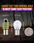 LUYED 1156 1141 LED Bulb 3400 Lumens Extremely Bright 1003 7506 BA15S P21W LED Light Bulbs for Backup Reverse Tail Turn Signal Lights,Xenon