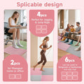Foot Massage Acupressure Mat, Portable Silicone Reflexology Pad, Moderate Hardness Pressure Point Mat, Anti-Fatigue Mat, Connectable for Jogging &