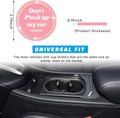 4 PCS Bling Car Cup Coaster, 2.75 Inch Anti-Slip Cup Holder Insert Coasters, Universal Crystal Rhinestone Auto Drink Car Cup Mat, Interior Car