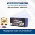 BCW Currency Topload Holder - Pack of 25 | Clear Rigid PVC Protective Sleeve for Standard US Dollar Bills | Archival Safe, Scratch-Resistant