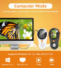 Digital Microscope Handheld 2.0 Inch IPS Color Screen,Portable Digital Magnifying Glass 500X,Marco Microscope for Kids,Built-In 8LED Lights,Usb