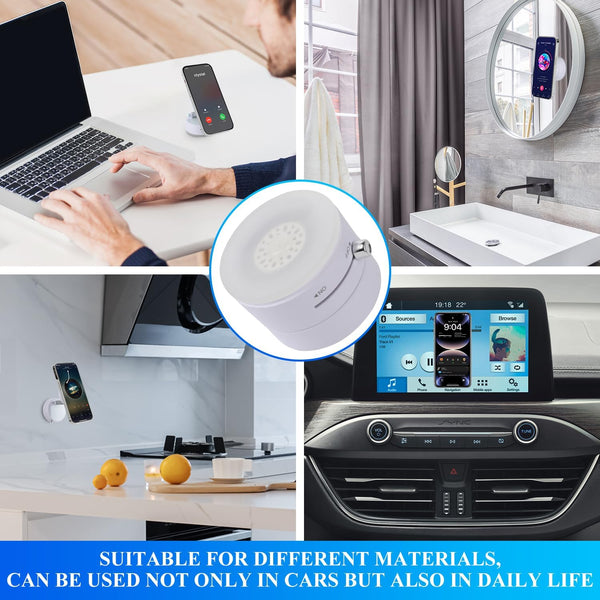 Vacuum Magnetic Suction Phone Holder, 2025 New Magnetic Multifunctional Holder, Foldable and Retractable Double-Sided Magnetic Phone Holder for