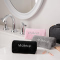 Arkwright Makeup Towels - Pack of 6 - Ultra Soft & Gentle Microfiber Coral Fleece Washcloth Face Make up Remover, Reusuable Eraser Cloth