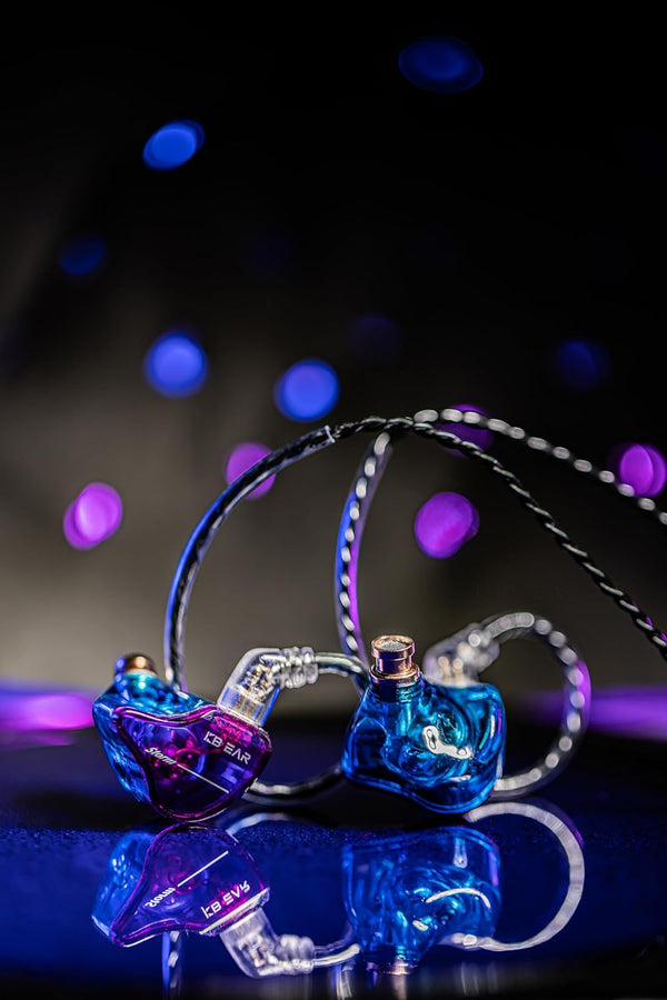 YINYOO KBEAR Storm Professional in Ear Headphones Monitor Earphones for Singers Drummers Musicians Bassists, Custom Wired Earbuds IEM, Hi Res