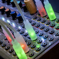 LED CV Patch Cables Eurorack Modular Test Leads, 5-Pack (23.6"), Transparent