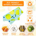 Reusable Beeswax Wrap - 9 Pack, Beeswax Wraps for Food, Eco-Friendly Beeswax Food Wrap, Organic, Sustainable, Biodegradable, Zero Waste,