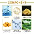 Sulily 30 Pairs Lip Masks & 24K Gold Gel Eye Masks,Crystal Collagen Eye Patches for Puffy Eyes,Moisturizing& Reducing Fine Lines Dark Circleeye