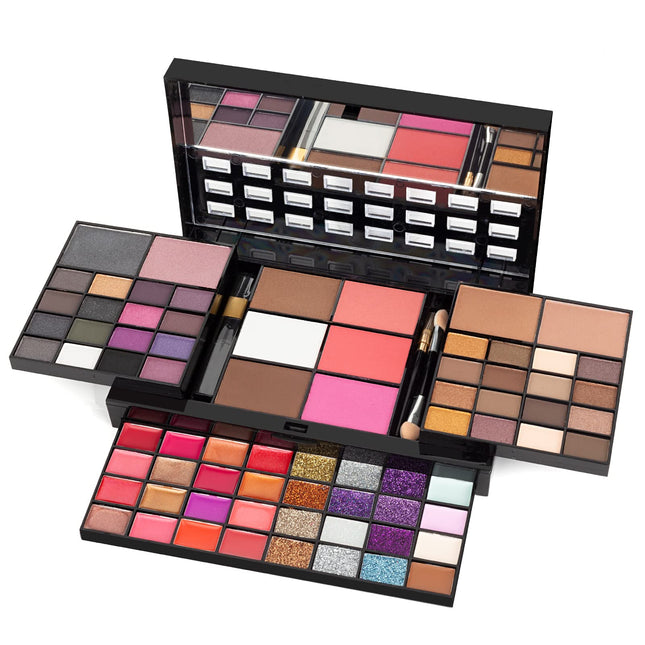 All in One Makeup Gift Kit - Ultimate Color Combination - 36 Eyeshadow, 28 Lip Gloss, 3 Blusher, 4 Concealer, 3 Contour 