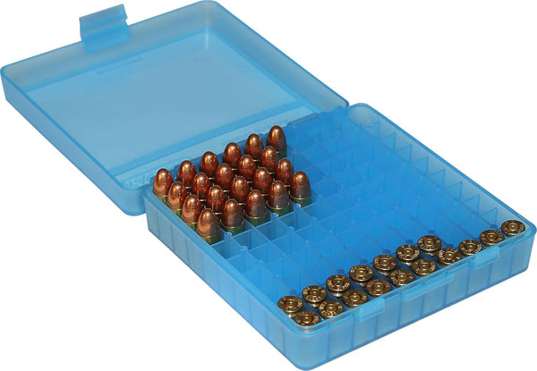 MTM 380/9MM Cal 100 round Flip-Top Ammo Box