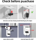 Suptek Wall Outlet Shelf 2 Pack,Home Wall Shelf Organizer for Outlets,Perfect for Bathroom, Kitchen, Bedrooms,Hold Cell Phone,Speaker up to