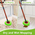 Mop Heads Replacements,Mop Replace Heads Compatible with Ocedar Rinseclean 2-Tank Spin Mop,Reusable Mop Head for Wet/Dry,3 Pack