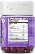 OLLY Sleep Gummy, 3 Mg Melatonin, L-Theanine, Chamomile, Lemon Balm, Sleep Aid, Blackberry, 50 Count