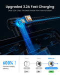 MRGLAS USB C Cable 3.2A, USB to USB C Cable [2-Pack,6.6Ft], Iphone 16 Charger, Type C Charger Fast Charging for Iphone 15 Pro Max, Samsung Galaxy