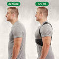 Hempvana Arrow Posture - Fully Adjustable Posture Support & Posture Corrector for Upper Body - Helps Correct Slouching, Text Neck and Hunching