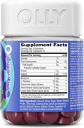 OLLY Extra Strength Sleep Gummy, 5 Mg Melatonin, L-Theanine, Chamomile, Lemon Balm, Sleep Aid, Blackberry - 50 Count