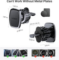 LISEN Magnetic Phone Holder for Car - Upgraded Clip Ultra 6 Strong Magnets, Car Phone Holder Case Friendly,Soporte De Telefono Para Carro for