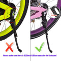 SEISSO Aluminium Alloy Foldable Kickstand for 12-18 Inch Bicycle, Mountain Bike, Road Bike - Black