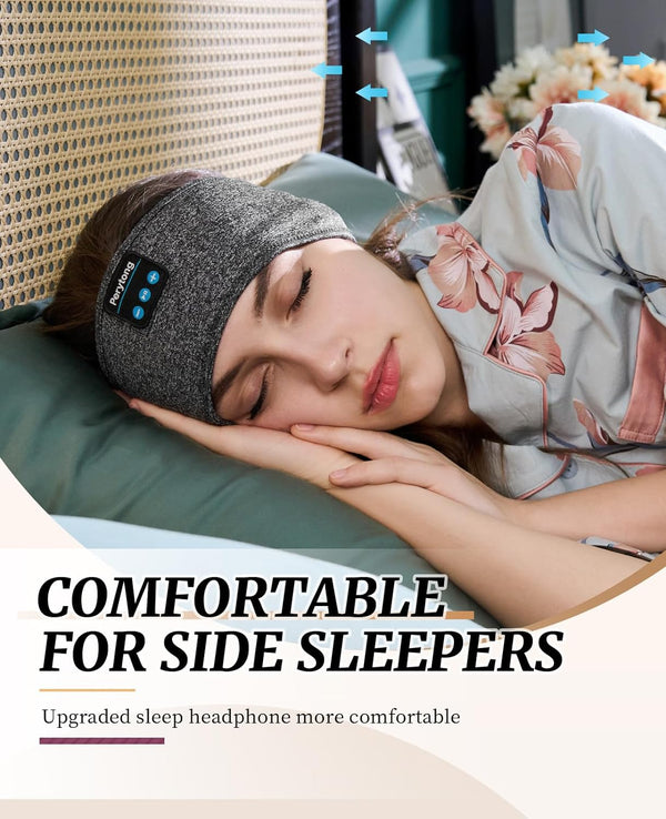 Perytong Sleep Headphones Wireless, Bluetooth Sports Headband Headphones with Ultra-Thin HD Stereo Speakers Perfect for