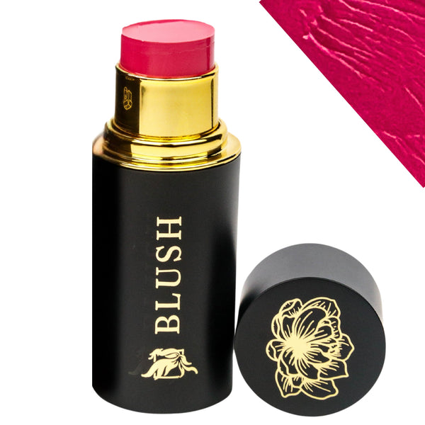 Cream Blush Stick â Buildable & Pigmented for Cheeks, Lips & Eyes â Hydrating W. Shea Butter, Vitamin E, Hyaluronic Acid & Squalane,